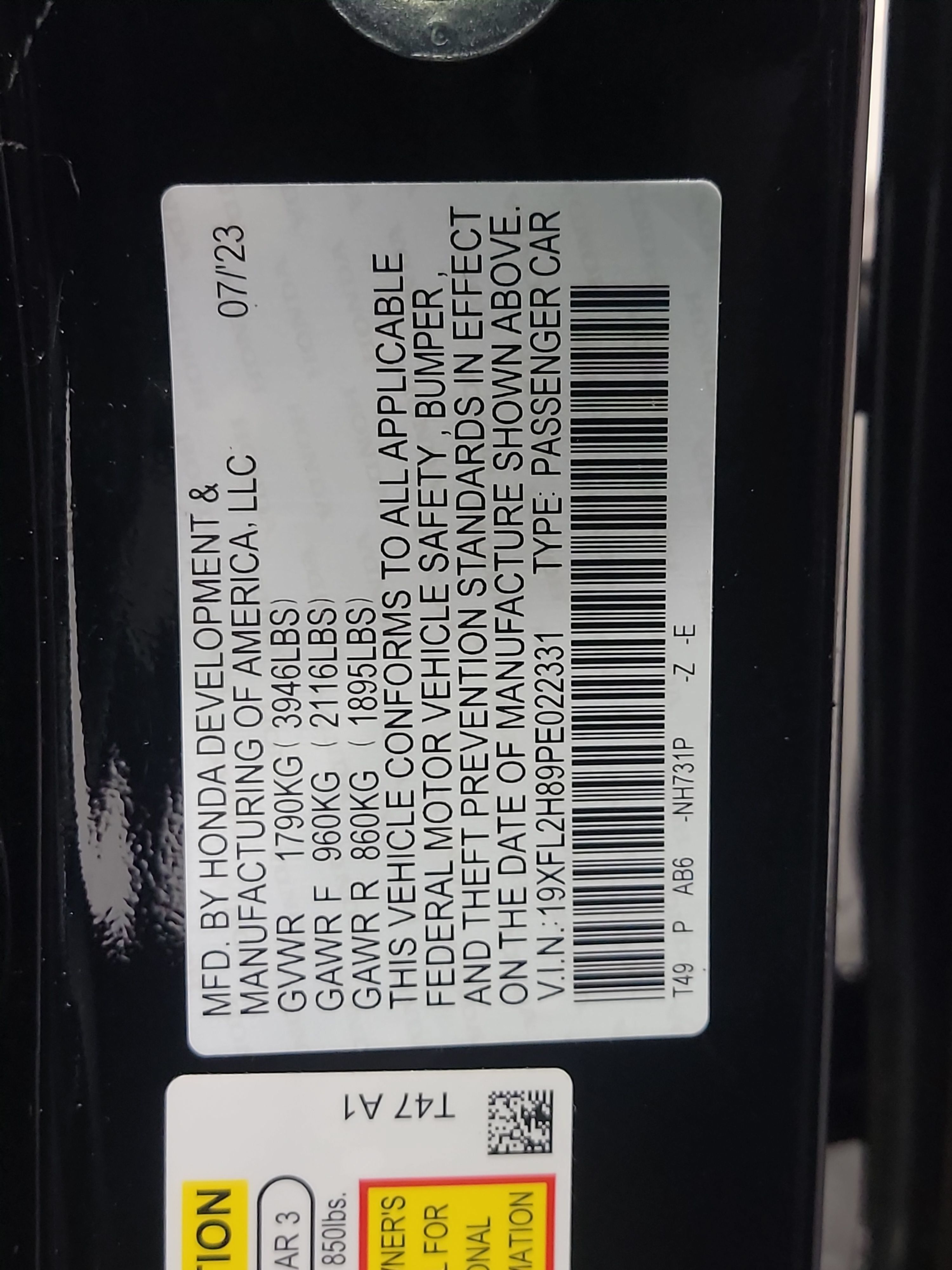 Used 2023 Honda Civic Sport image 32