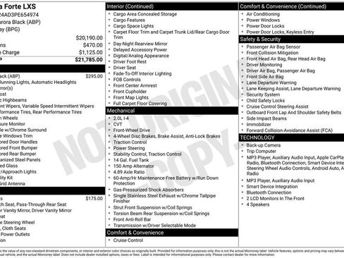 Used 2023 Kia Forte LXS FWD image 2
