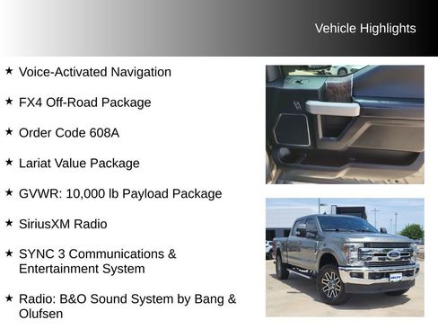 Used 2019 Ford F250 Lariat w/ Lariat Value Package AWD/4WD image 10