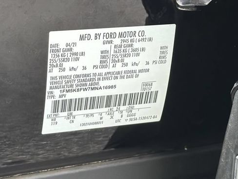 Used 2021 Ford Explorer Limited w/ Hybrid Equipment Group 310A AWD/4WD image 36