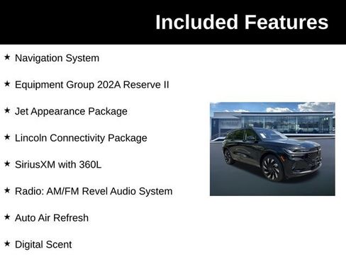 New 2026 Lincoln Nautilus Reserve w/ Jet Appearance Package AWD/4WD image 6