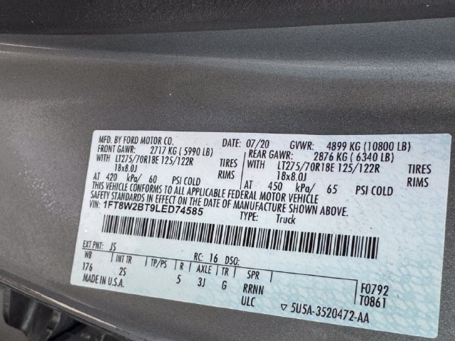 Used 2020 Ford F250 XLT w/ XLT Premium Package AWD/4WD image 57