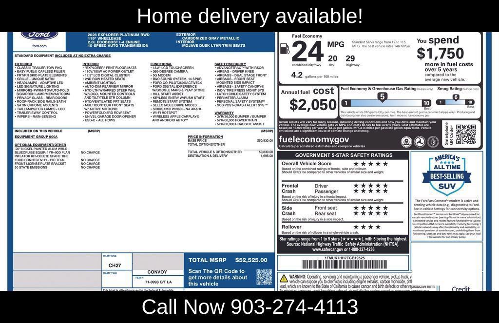 Used 2026 Ford Explorer Platinum RWD image 38
