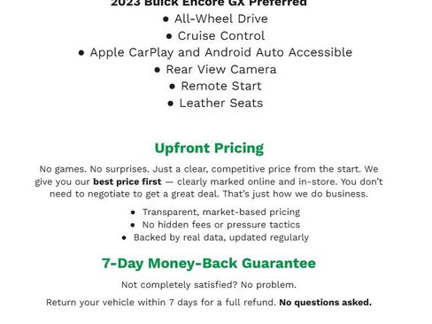 Used 2023 Buick Encore GX Preferred w/ Cold Weather Comfort Package image 2