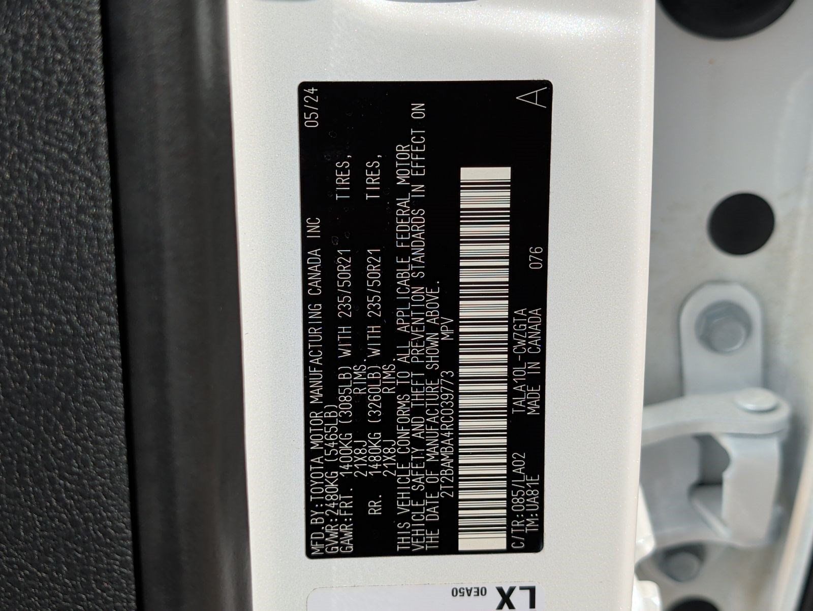 Certified 2024 Lexus RX 350 FWD w/ Convenience Package image 29