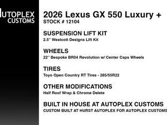 Used 2026 Lexus GX 550 w/ Accessory Package (2T) AWD/4WD video 2