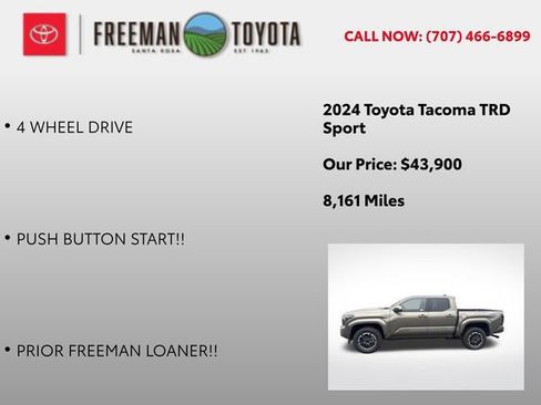 Used 2024 Toyota Tacoma TRD Sport AWD/4WD image 9