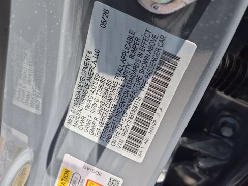 New 2026 Honda Accord SE image 16