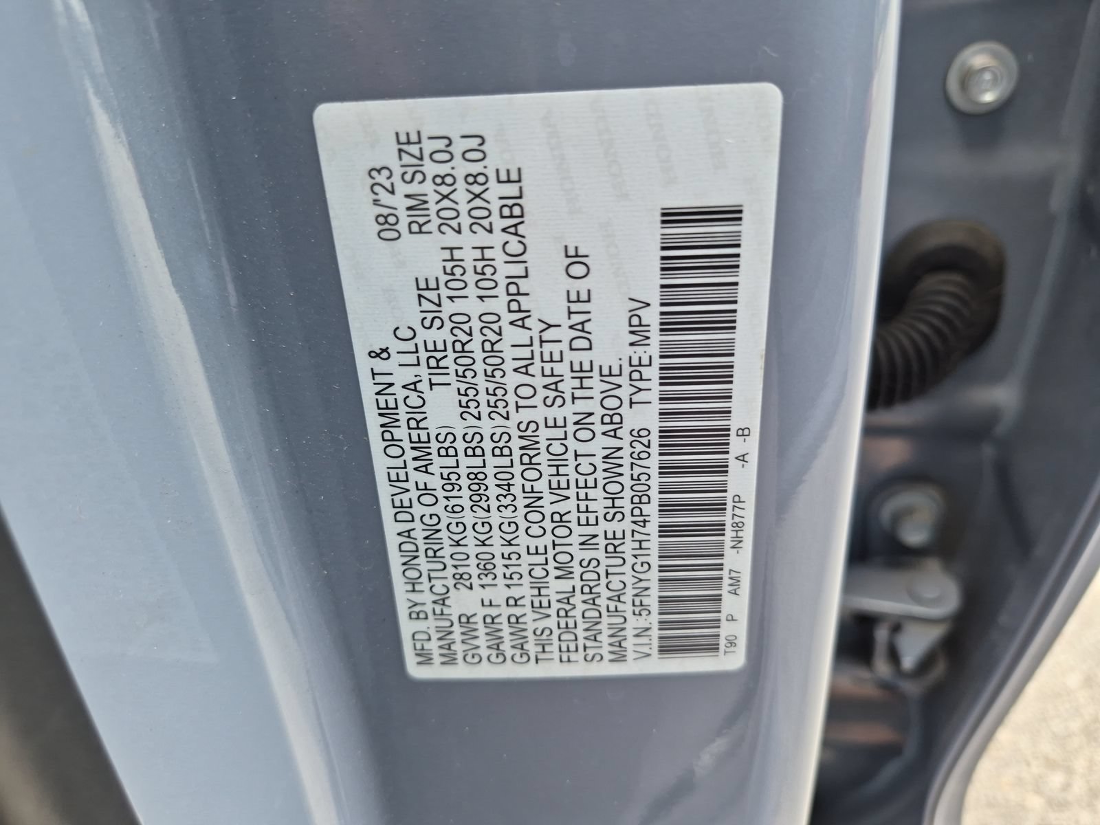 Certified 2023 Honda Pilot Touring image 21