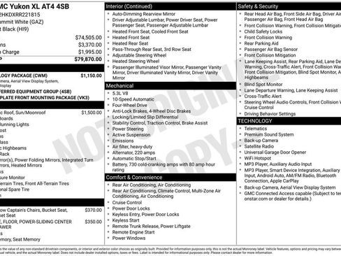 Used 2024 GMC Yukon XL AT4 w/ Technology Package AWD/4WD image 13
