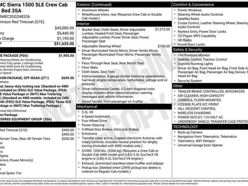 Used 2016 GMC Sierra 1500 SLE w/ SLE Value Package image 4