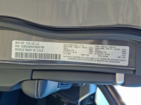 New 2026 Jeep Grand Cherokee L Limited AWD/4WD image 13