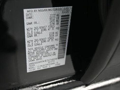 New 2026 Nissan Frontier SV w/ All-Weather Content Package image 20