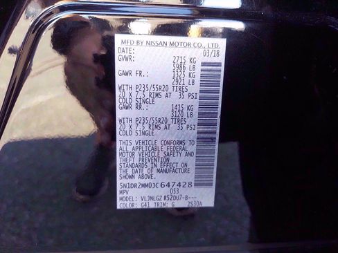 Used 2018 Nissan Pathfinder SL w/ Midnight Edition Package image 27