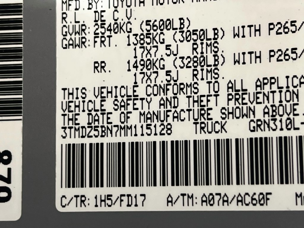 Used 2021 Toyota Tacoma TRD Sport w/ Technology Package AWD/4WD image 28