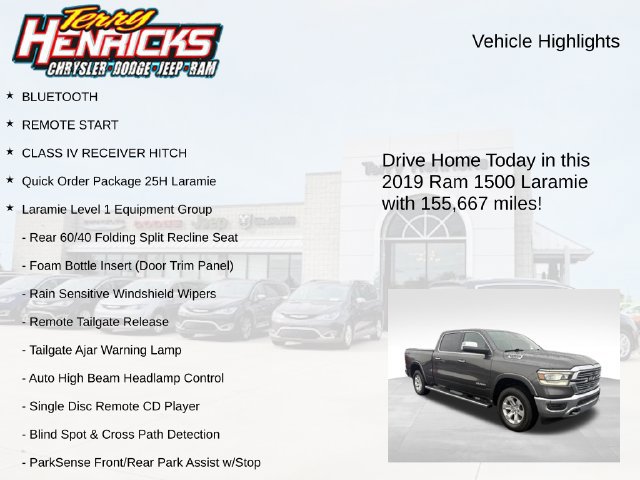 Used 2019 RAM 1500 Laramie AWD/4WD image 4