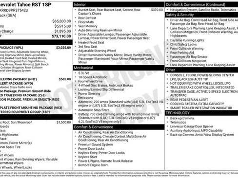 Used 2023 Chevrolet Tahoe RST w/ Luxury Package AWD/4WD image 7