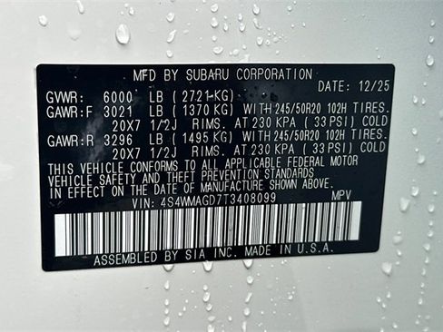 New 2026 Subaru Ascent Limited image 26