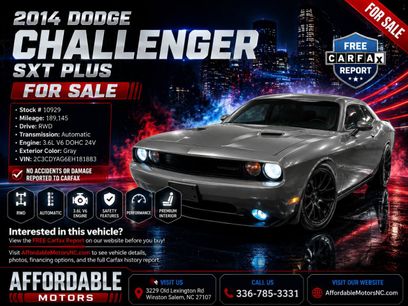 Used 2014 Dodge Challenger SXT Plus