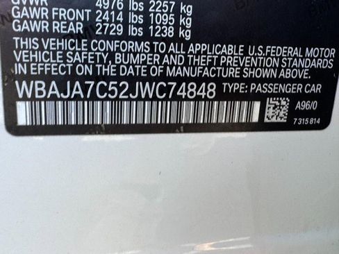 Used 2018 BMW 530i xDrive AWD/4WD image 30
