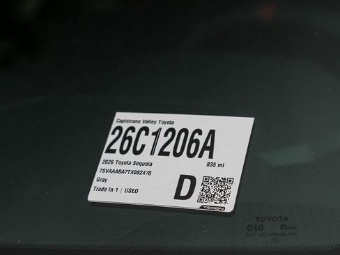 Certified 2026 Toyota Sequoia TRD Pro w/ TRD Performance Package (TMS) image 33