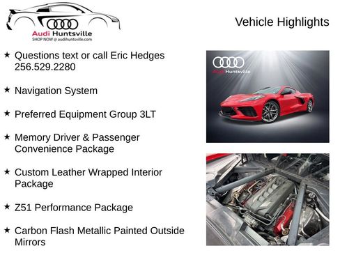 Used 2025 Chevrolet Corvette Stingray Premium Cpe w/ Z51 Performance Package RWD image 6