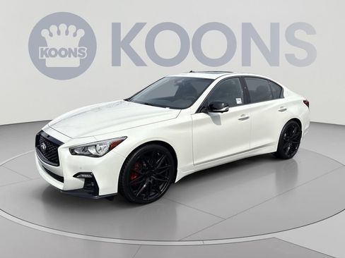 Used 2021 INFINITI Q50 Red Sport 400 w/ Proactive Package AWD/4WD image 1