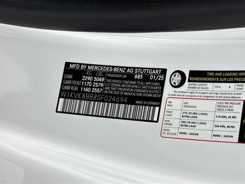 New 2025 Mercedes-Benz SL 63 AMG 4MATIC image 33