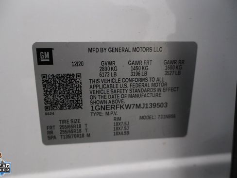 Used 2021 Chevrolet Traverse LS w/ LPO, Floor Liner Package FWD image 32