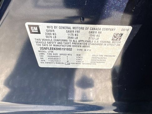 Used 2017 Chevrolet Equinox LS AWD/4WD image 26