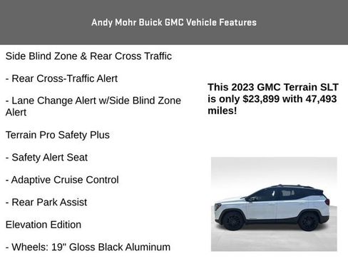 Used 2023 GMC Terrain SLT w/ Tech Package FWD image 14