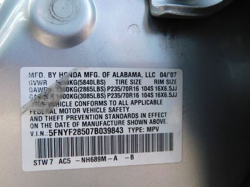 Used 2007 Honda Pilot EX-L image 19