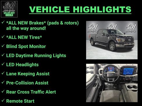 Used 2023 Ford F150 XLT w/ Equipment Group 302A High AWD/4WD image 3