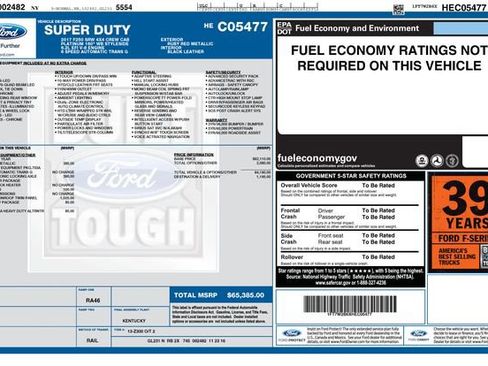 Used 2017 Ford F250 Platinum w/ Snow Plow Prep Package image 4