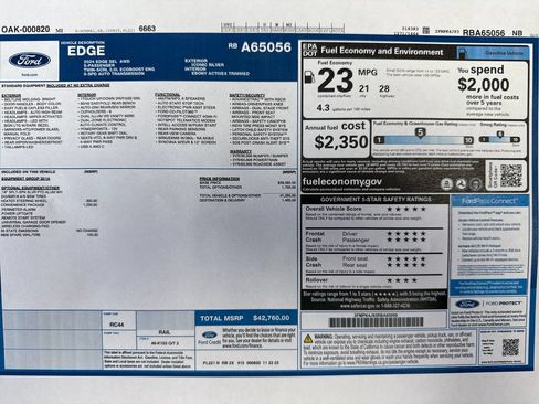 Used 2024 Ford Edge SEL w/ Convenience Package AWD/4WD image 24