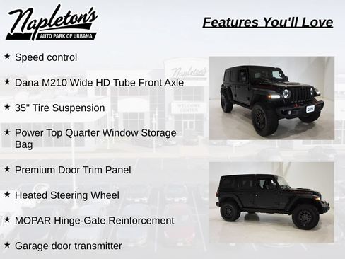 Used 2023 Jeep Wrangler Unlimited Rubicon w/ Xtreme 35 Tire Package AWD/4WD image 21