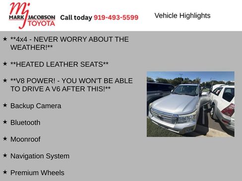 Used 2015 Toyota Land Cruiser AWD/4WD image 5