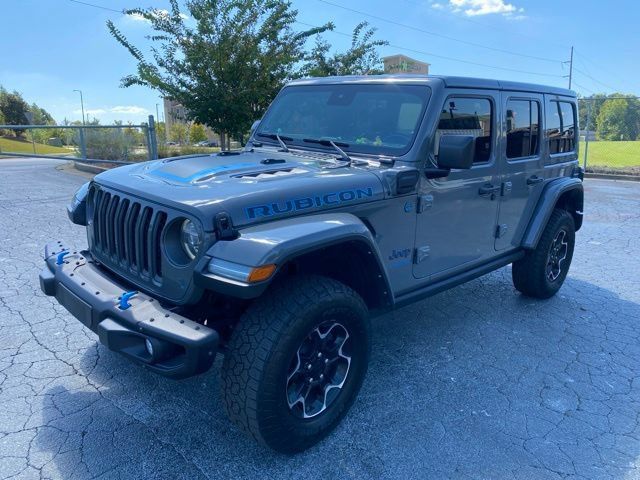 Used 2021 Jeep Wrangler Unlimited Rubicon 4xe w/ Steel Bumper Group AWD/4WD image 1