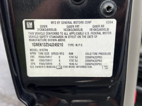 Used 2004 Chevrolet Tahoe LT w/ LT Preferred Equipment Group image 35