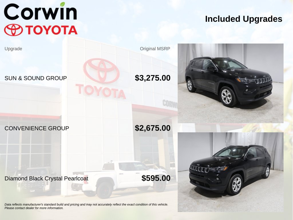 Used 2025 Jeep Compass Latitude w/ Sun & Sound Group AWD/4WD image 4