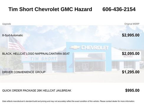 Used 2023 Dodge Challenger SRT Hellcat w/ Driver Convenience Group image 5