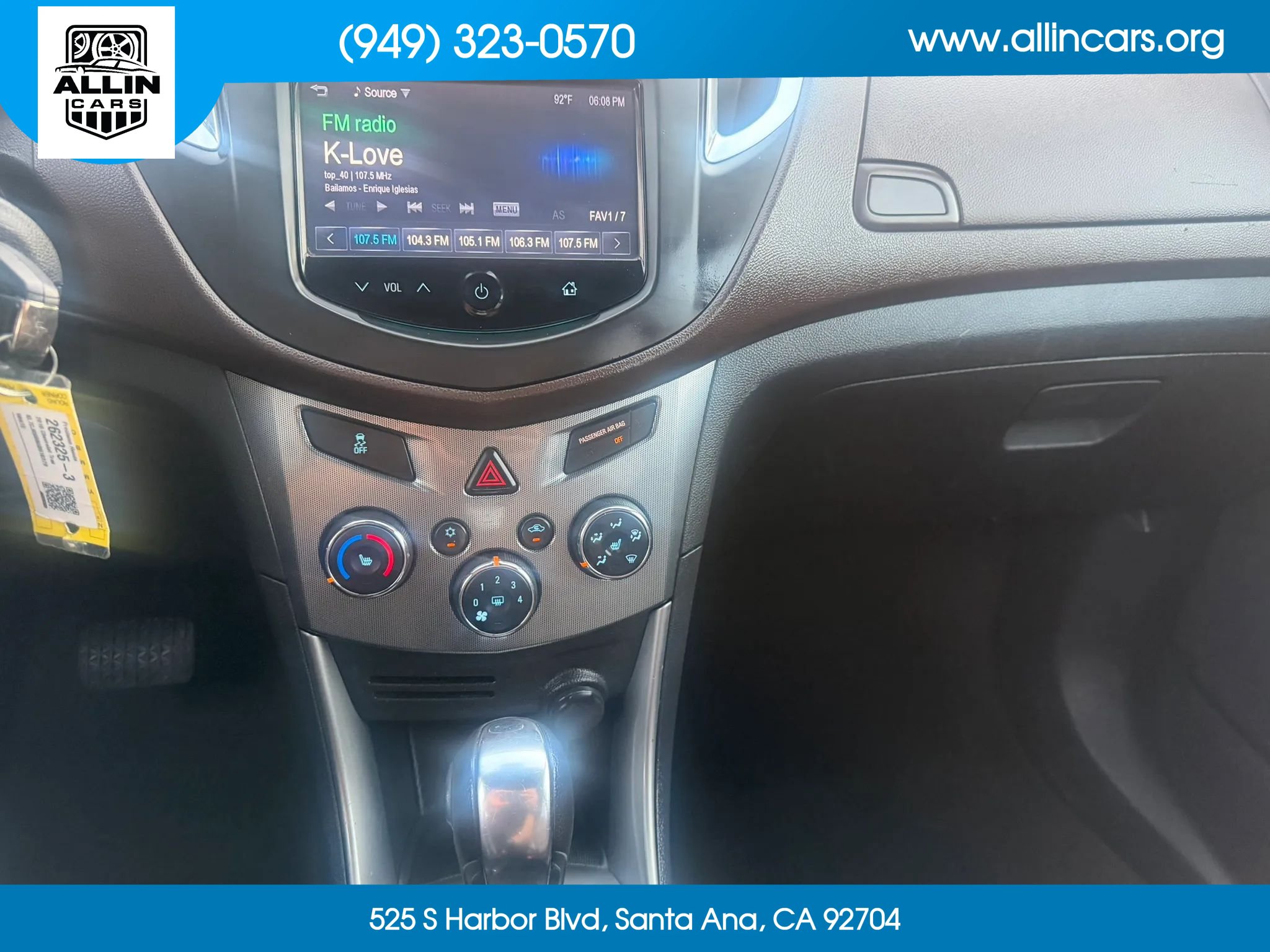 Used 2016 Chevrolet Trax LTZ AWD/4WD image 11