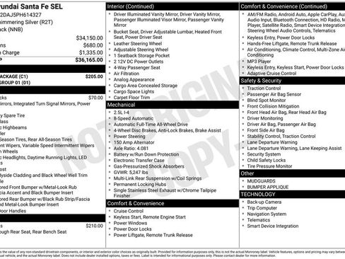 Used 2023 Hyundai Santa Fe SEL w/ Cargo Package image 5