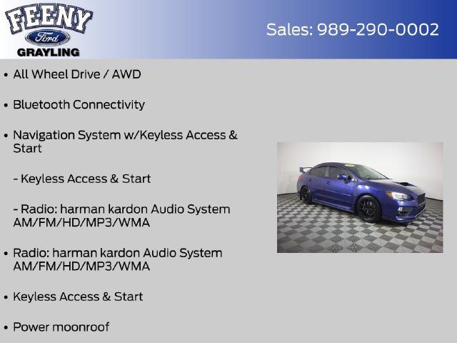 Used 2015 Subaru WRX STI Limited AWD/4WD image 4