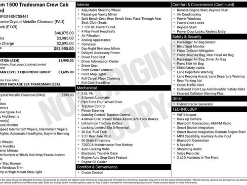 Used 2025 RAM 1500 Tradesman w/ Night Edition AWD/4WD image 2