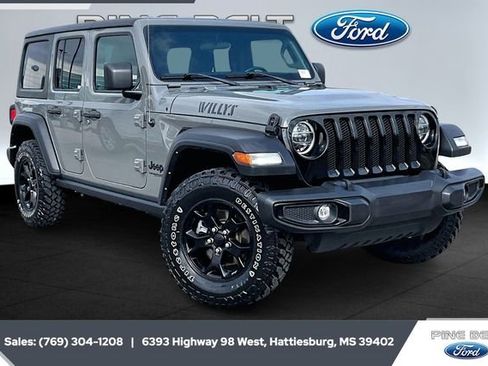 Used 2022 Jeep Wrangler Unlimited Sport image 1