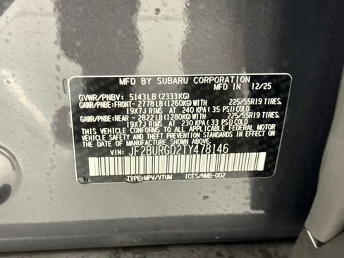 New 2026 Subaru Outback Limited XT image 30