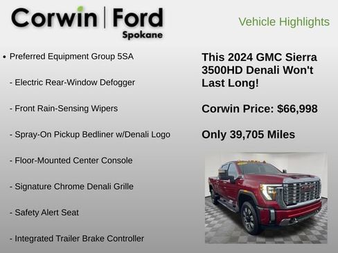 Used 2024 GMC Sierra 3500 Denali image 12