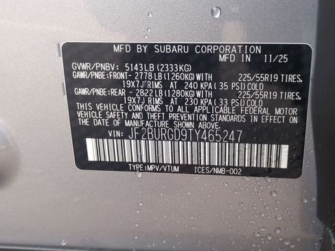 New 2026 Subaru Outback Limited XT image 36
