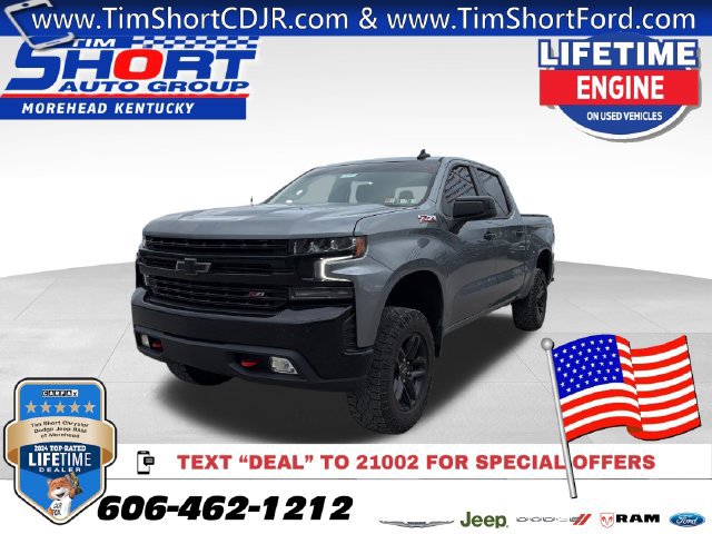 Used 2021 Chevrolet Silverado 1500 LT Trail Boss w/ Bed Protection Package AWD/4WD 360° Tour